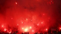 Atmosfernya sedemikian membara! (Foto: AP/Daniel Cole)