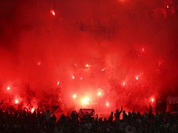 Atmosfernya sedemikian membara! (Foto: AP/Daniel Cole)