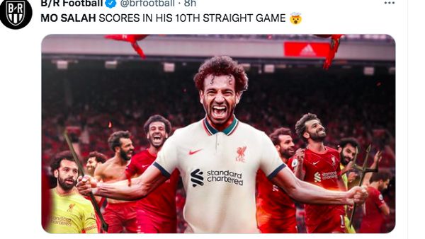 Mo Salah Si Raja Mesir Panen Pujian di Linimasa