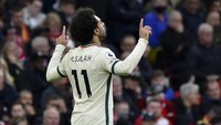 Di Liga Inggris, total Salah sudah bikin 13 gol dan sembilan assist dari 14 laga (AP)