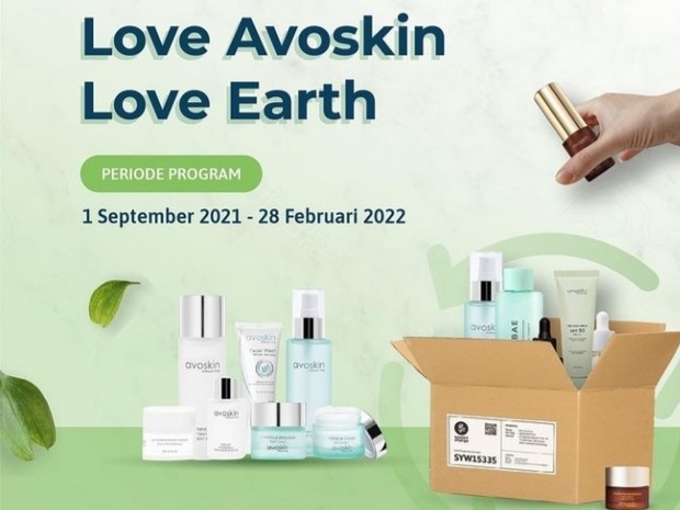 Program daur ulang Avoskin Beauty bersama Waste4Change | Foto: instagram.com/avoskinbeauty