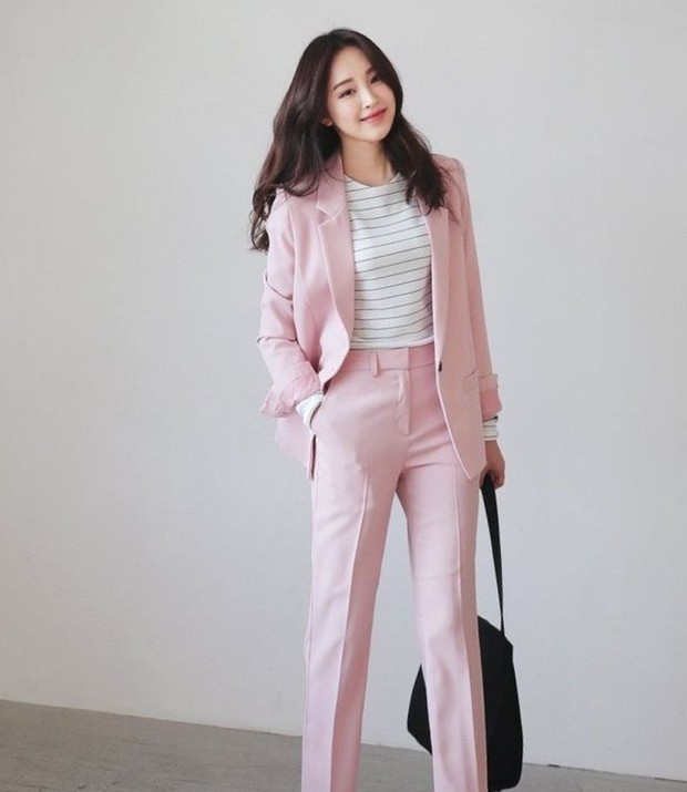 Women's suit set ala Korea/Foto: Pinterest.com/K-fashion Women's suit set ala Korea