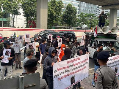 Aliasi Masyarakat Sadar Hukum Demo Kemenkumham