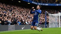 Ben Chilwell, bek sayap kiri Chelsea telah membukukan tiga gol dan satu assist dari enam laga di Liga Inggris (Getty Images/Shaun Botterill)