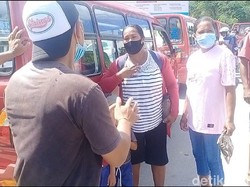 Angkot di Ambon Mogok Massal, Emak-emak Diturunkan Adu Mulut dengan Sopir