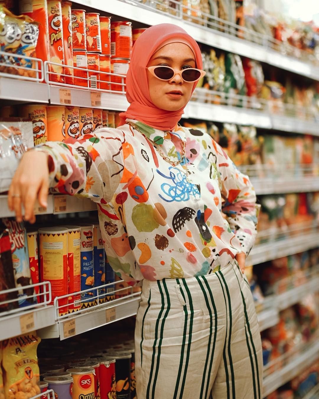 Fashion colourful ala Tantri Namirah