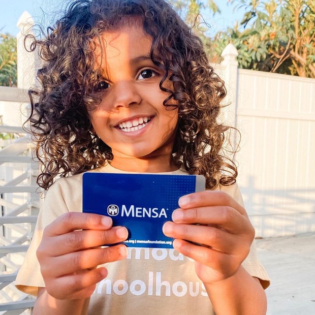 Kashe merupakan anggota termuda Mensa Amerika