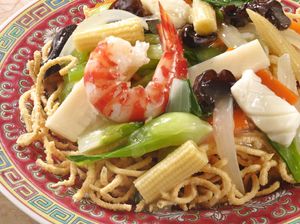 Resep I Fu Mie Seafood ala Restoran yang Renyah Komplet Isinya