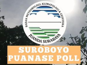 Surabaya Sumuk Poll, Suhunya Capai 38°C Surabaya Sumuk Poll, Suhunya Capai 38°C