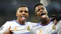 Kelima pemain Real Madrid itu adalah Fede Valverde, Jude Bellingham, Vinicius, Rodrygo, dan Kylian Mbappe (AP)