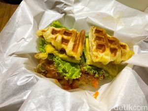 Di Croffle Festival Ada Croffle Hitam Saus Durian hingga Croffle Ayam Geprek