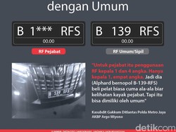 Pelat Nomor Rahasia QH-IR Bakal Diganti, Polisi di Jalan Enggak Bakal Tahu