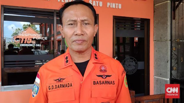 Kepala Kantor Pencarian dan Pertolongan Kelas A Denpasar atau Basarnas Bali Gede Darmada, di Kantor Basarnas, Bali, Rabu (27/10