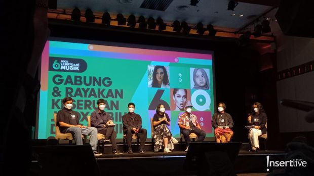 Laleilmanino dalam acara anniversary keenam JOOX