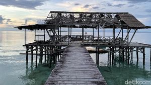 Pantai Waiwo Riwayatmu Kini, Tempat Jokowi Sarungan Nikmati Sunrise Rusak Berat