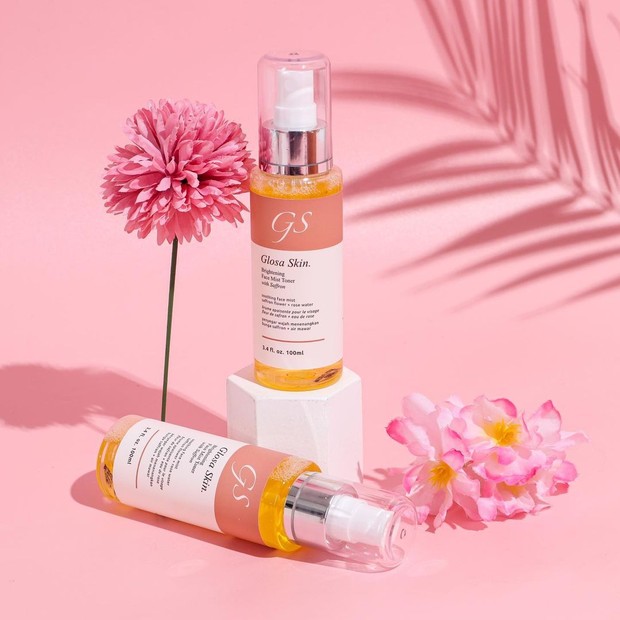 Skincare mengandung saffron/Foto: Instagram/glosaskin Skincare saffron