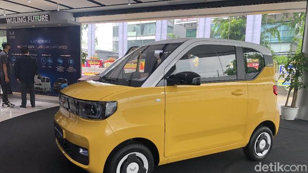 Wujudnya Nongol di Jakarta, Ini Penampakan Mobil Listrik Murah Meriah Wuling