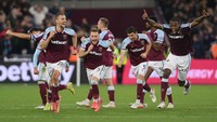Di ajang Piala Liga Inggris alias Carabao Cup pada babak ketiga di akhir September dari West Ham (Getty Images)