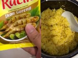 Pakai Bumbu Ikan Goreng Instan, Anak Kos Ini Bisa Bikin Nasi Kuning Enak