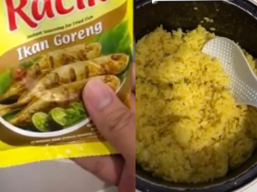 Pakai Bumbu Ikan Goreng Instan, Anak Kos Ini Bisa Bikin Nasi Kuning Enak Pakai Bumbu Ikan Goreng Instan, Anak Kos Ini Bisa Bikin Nasi Kuning Enak