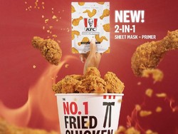 Review: Dear Me Beauty x KFC, Sheet Mask dan Sunscreen Bau Ayam Goreng?