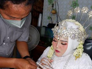 Viral Anak Band Vakum Manggung karena Pandemi, Bantu Istri Rias Pengantin