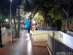 detikcom Do Your Magic: TKP Ekshibisionisme Dekat Stasiun Sudirman Kini Terang