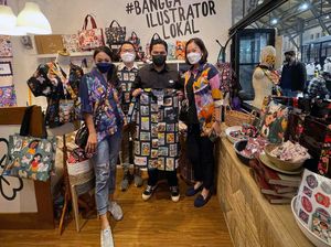 Menteri BUMN Erick Tohir Hadiri Peresmian Toko di Jakarta