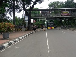 Selain Medan Merdeka Barat, Jalan di Sekitar Istana Ditutup Gegara Demo