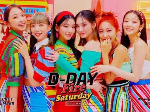SECRET NUMBER comeback dengan Fire Saturday