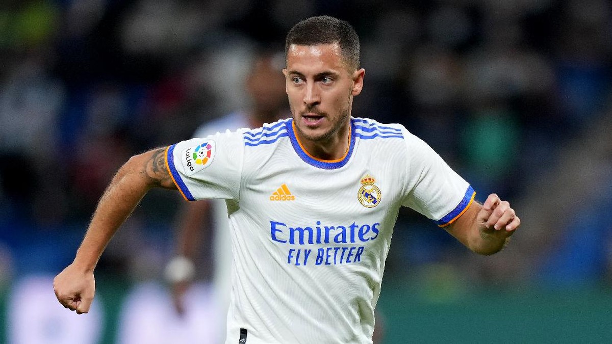 Pelatih Real Madrid Carlo Ancelotti tidak akan menahan Eden Hazard jika ingin pergi di Januari 2022. (Foto: Getty Images/Angel Martinez)