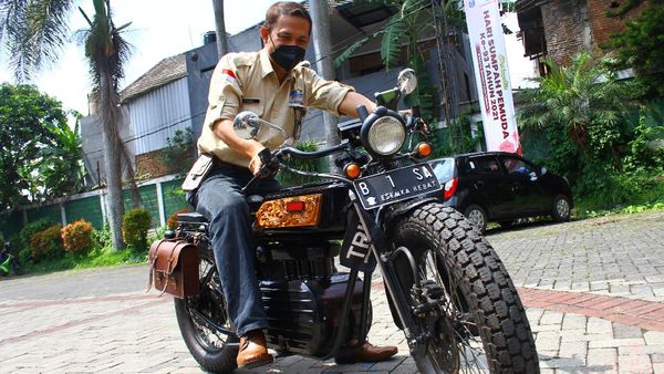 Wow, SMKN 5 Malang Bikin Motor Litrik Pakai Baterai Komputer Lho