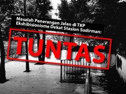 detikcom Do Your Magic: Before-after Penerangan TKP Ekshibisionis Buka Celana