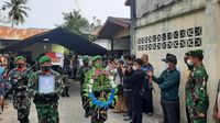 Potret Suasana Pemakaman Kapten Intelijen TNI Tewas Ditembak di Aceh