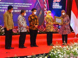 Raih Opini WTP 9 Kali Berturut-turut, Banyuwangi Dapat Penghargaan