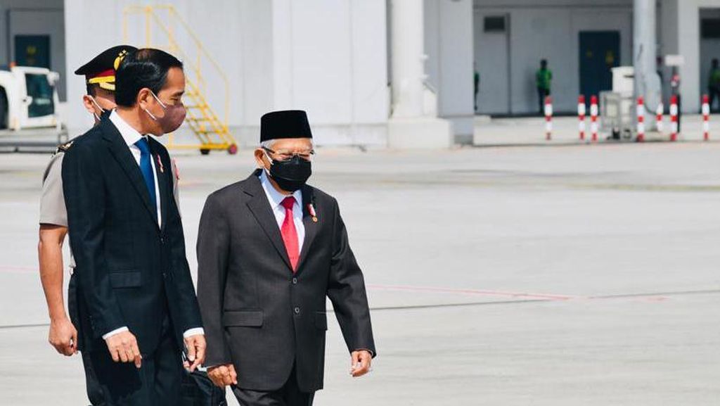 Potret KSAD Jenderal Andika Ikut Lepas Jokowi ke Eropa, Tak Ada Panglima TNI