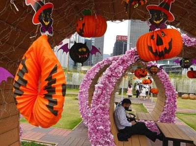 Semarak Halloween Hiasi Taman di Hong Kong