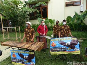 Gaya Santai Ketua KPK Main Angklung di Yogya