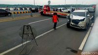 Begini Kondisi Dua Mobil yang Kecelakaan di Suramadu