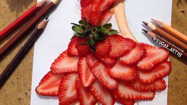 Keren! Seniman Ini Bikin 10 Desain Gaun Cantik Berbahan Makanan
