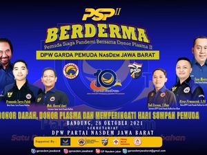 Gandeng PMI, Garda Pemuda NasDem Jabar Gelar Donor Darah dan Plasma