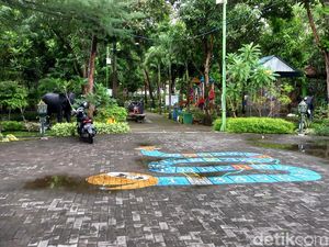 Dipasangi Plang Pacaran Didenda Jutaan, Begini Suasana Gajah Wong Park Yogya Dipasangi Plang Pacaran Didenda Jutaan, Begini Suasana Gajah Wong Park Yogya