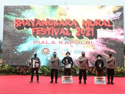 Apresiasi Peserta Festival Mural, Kapolri: Jaga Kami Jadi Polri yang Lebih Baik