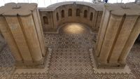 Melihat Keindahan Lantai Mosaik di Istana Hisham Palestina