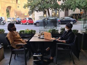 Menlu-Menkeu Unggah Foto Kegiatan di Roma di Sela Agenda Forum KTT G20