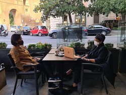 Menlu-Menkeu Unggah Foto Kegiatan di Roma di Sela Agenda Forum KTT G20