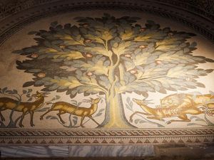 Palestina Pamerkan Lantai Mosaik Terbesar di Dunia