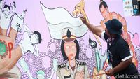 Para Seniman Kritik Polri Lewat Mural