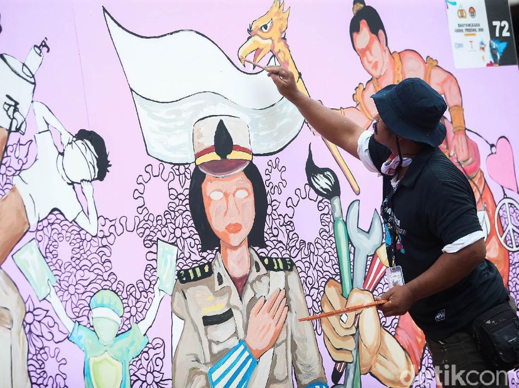 Kritik pertama kapolri berani, dipuji lomba polri pemenang ini mural Jurnal Nusantara