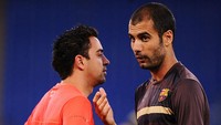 Musim 2008/2009. Pep Guardiola berhasil mengantar Barcelona juara LaLiga, Copa del Rey, dan Liga Champions, untuk menjadi pelatih kedua yang treble piala utama di Eropa pada era Liga Champions. Foto: Getty Images/Jasper Juinen